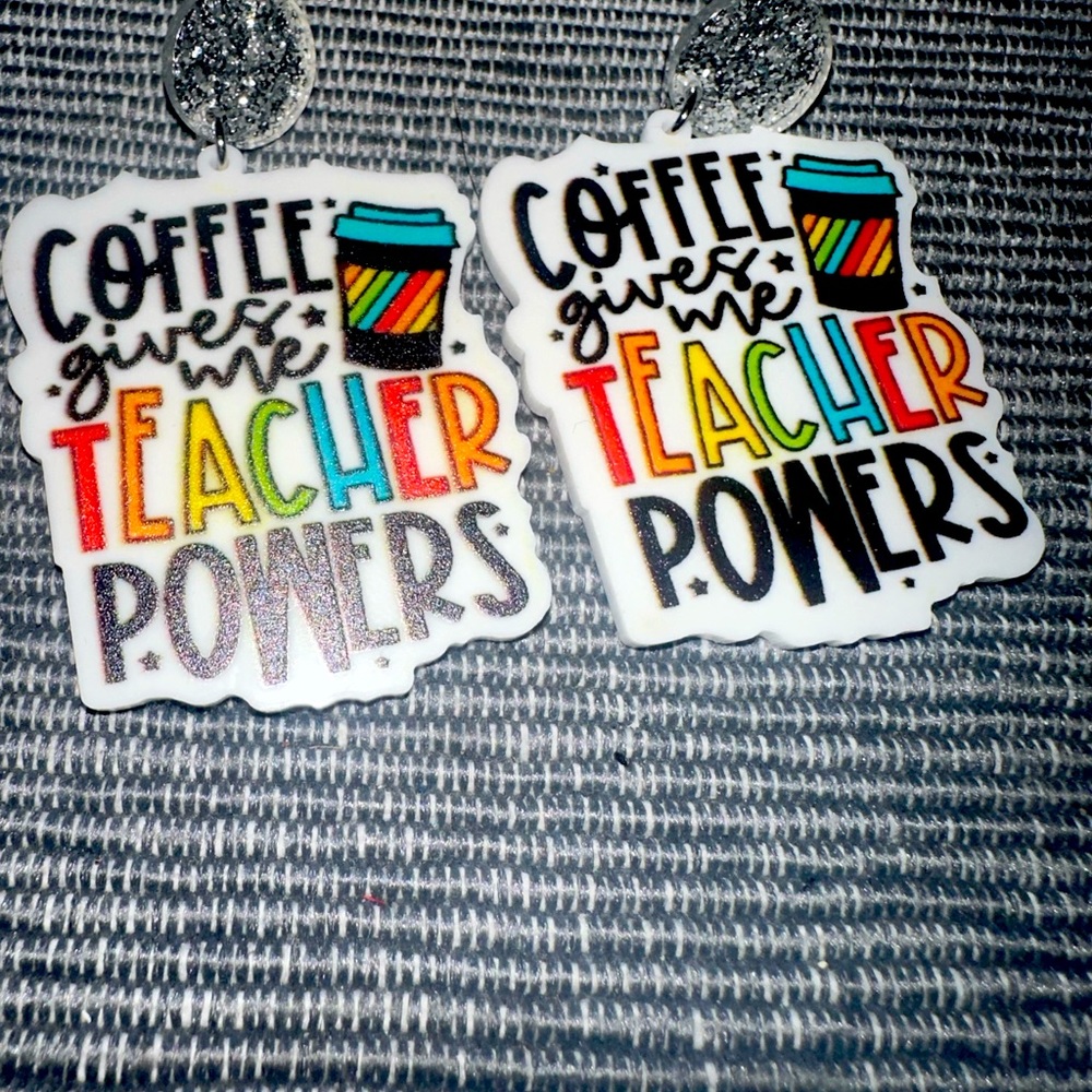 Teacher earrings
